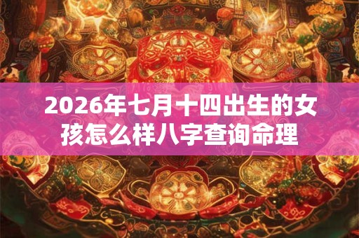 2026年七月十四出生的女孩怎么样八字查询命理