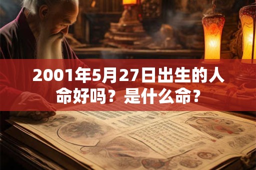 2001年5月27日出生的人命好吗？是什么命？