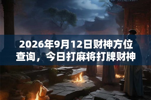 2026年9月12日财神方位查询,今日打麻将打牌财神方位 2026年9月12日财神方位查询,今日打麻将打牌财神方位