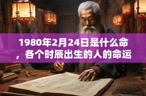 1980年2月24日是什么命,各个时辰出生的人的命运 1980年2月24日是什么命,各个时辰出生的人的命运