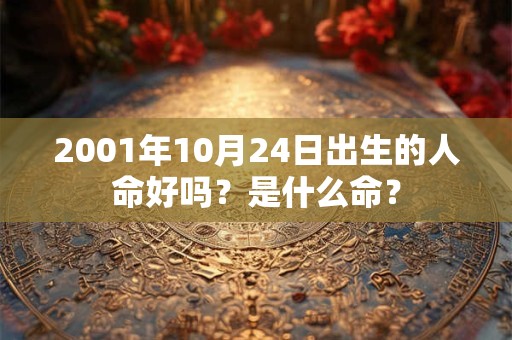 2001年10月24日出生的人命好吗？是什么命？