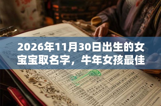 2026年11月30日出生的女宝宝取名字,牛年女孩最佳名字推荐 2026年11月30日出生的女宝宝取名字,牛年女孩最佳名字推荐
