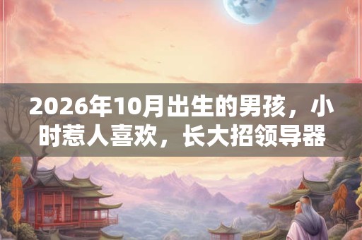 2026年10月出生的男孩,小时惹人喜欢,长大招领导器重 2026年10月出生的男孩,小时惹人喜欢,长大招领导器重