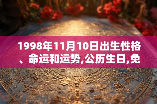 1998年11月10日出生性格、命运和运势,公历生日,免费算命 1998年11月10日出生性格、命运和运势,公历生日,免费算命