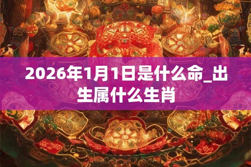 2026年1月1日是什么命_出生属什么生肖 2026年1月1日是什么命_出生属什么生肖