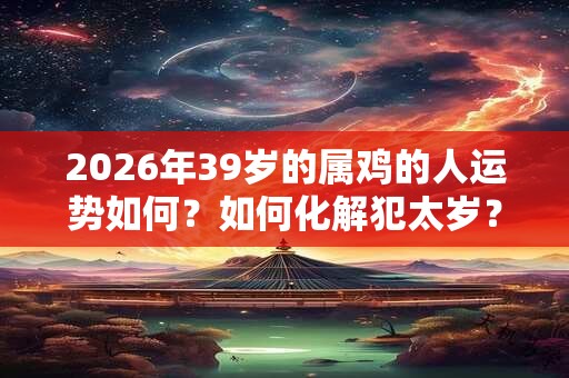 2026年39岁的属鸡的人运势如何?如何化解犯太岁? 2026年39岁的属鸡的人运势如何?如何化解犯太岁?