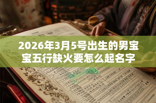 2026年3月5号出生的男宝宝五行缺火要怎么起名字