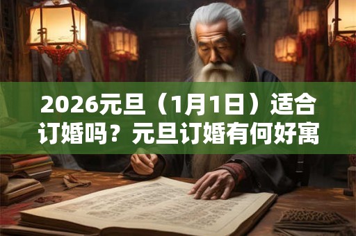 2026元旦(1月1日)适合订婚吗?元旦订婚有何好寓意? 2026元旦(1月1日)适合订婚吗?元旦订婚有何好寓意?