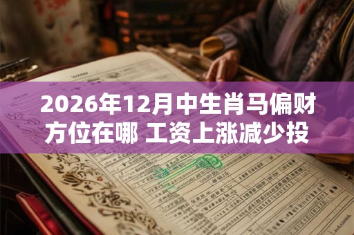2026年12月中生肖马偏财方位在哪 工资上涨减少投资
