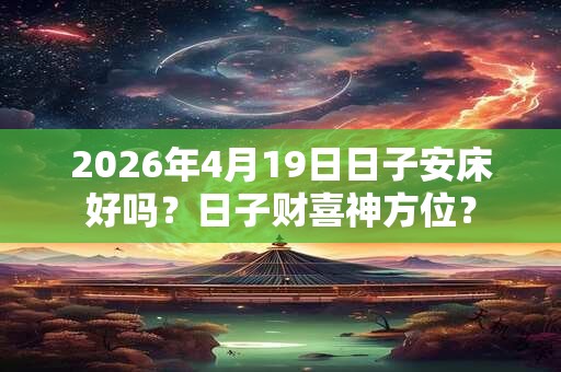 2026年4月19日日子安床好吗？日子财喜神方位？