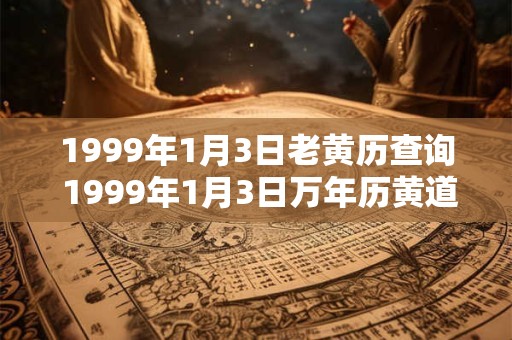 1999年1月3日老黄历查询 1999年1月3日万年历黄道吉日