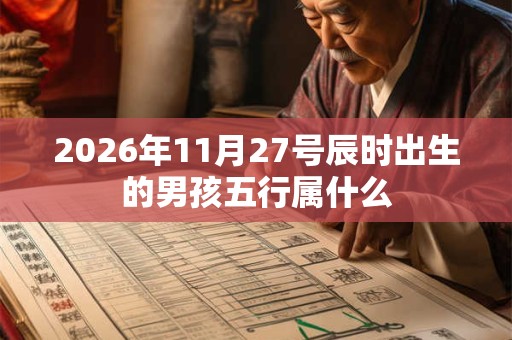 2026年11月27号辰时出生的男孩五行属什么 2026年11月27号辰时出生的男孩五行属什么