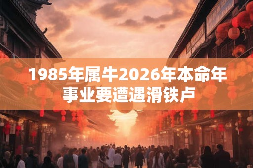 1985年属牛2026年本命年 事业要遭遇滑铁卢 1985年属牛2026年本命年 事业要遭遇滑铁卢