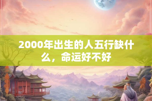2000年出生的人五行缺什么,命运好不好 2000年出生的人五行缺什么,命运好不好