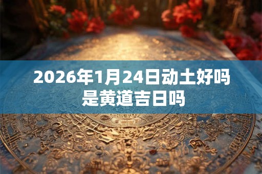 2026年1月24日动土好吗 是黄道吉日吗