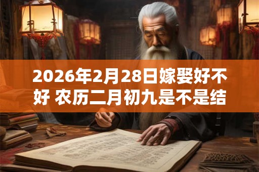 2026年2月28日嫁娶好不好 农历二月初九是不是结婚吉日