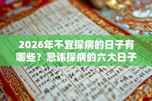 2026年不宜探病的日子有哪些？忌讳探病的六大日子