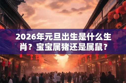 2026年元旦出生是什么生肖？宝宝属猪还是属鼠？