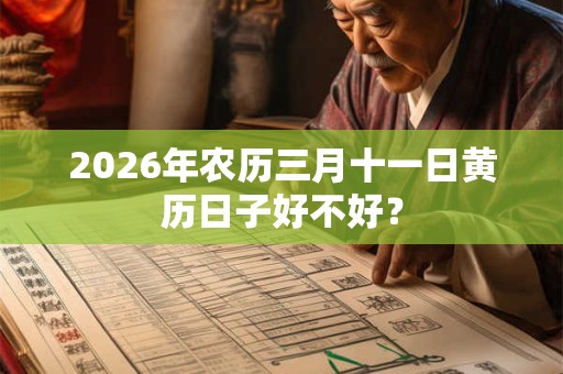 2026年农历三月十一日黄历日子好不好？