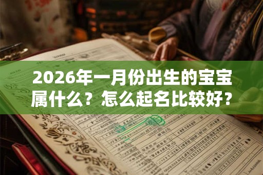 2026年一月份出生的宝宝属什么？怎么起名比较好？