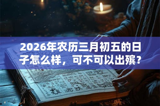 2026年农历三月初五的日子怎么样,可不可以出殡? 2026年农历三月初五的日子怎么样,可不可以出殡?