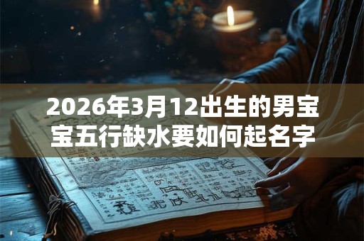 2026年3月12出生的男宝宝五行缺水要如何起名字 2026年3月12出生的男宝宝五行缺水要如何起名字