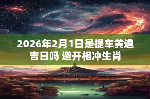 2026年2月1日是提车黄道吉日吗 避开相冲生肖