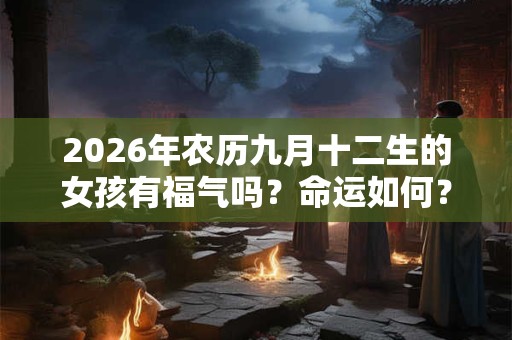 2026年农历九月十二生的女孩有福气吗？命运如何？