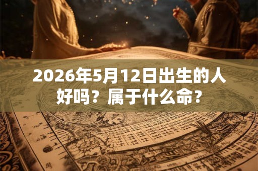 2026年5月12日出生的人好吗？属于什么命？
