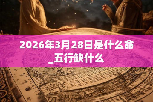 2026年3月28日是什么命_五行缺什么 2026年3月28日是什么命_五行缺什么