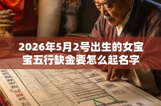 2026年5月2号出生的女宝宝五行缺金要怎么起名字