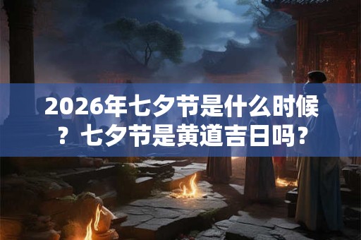 2026年七夕节是什么时候?七夕节是黄道吉日吗? 2026年七夕节是什么时候?七夕节是黄道吉日吗?