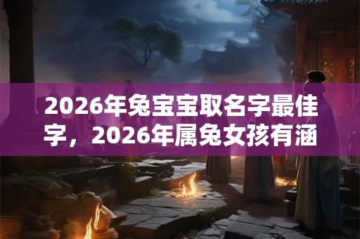 2026年兔宝宝取名字最佳字，2026年属兔女孩有涵养名字