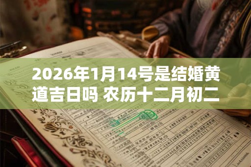 2026年1月14号是结婚黄道吉日吗 农历十二月初二宜嫁娶吗 2026年1月14号是结婚黄道吉日吗 农历十二月初二宜嫁娶吗