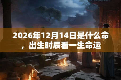 2026年12月14日是什么命,出生时辰看一生命运 2026年12月14日是什么命,出生时辰看一生命运