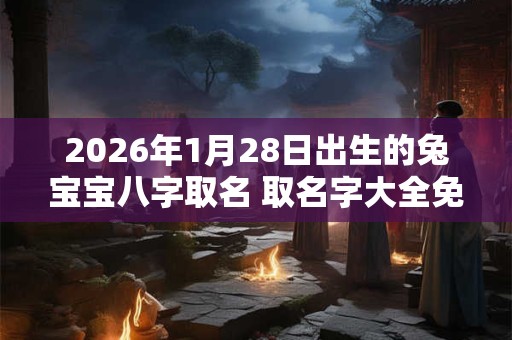 2026年1月28日出生的兔宝宝八字取名 取名字大全免费查询