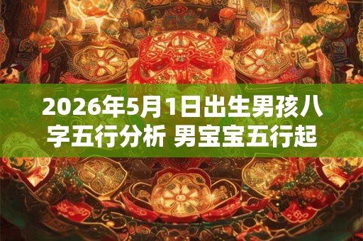 2026年5月1日出生男孩八字五行分析 男宝宝五行起名大全