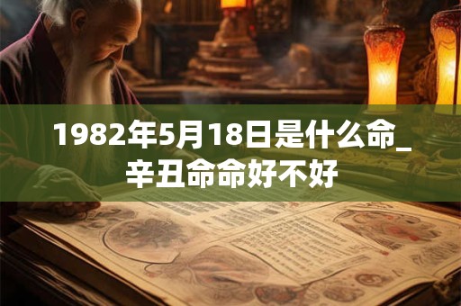 1982年5月18日是什么命_辛丑命命好不好