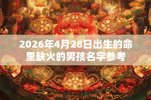 2026年4月28日出生的命里缺火的男孩名字参考