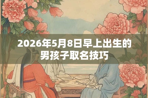 2026年5月8日早上出生的男孩子取名技巧 2026年5月8日早上出生的男孩子取名技巧