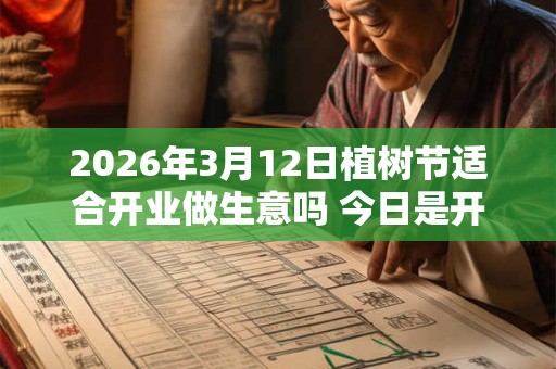 2026年3月12日植树节适合开业做生意吗 今日是开张好日子吗 2026年3月12日植树节适合开业做生意吗 今日是开张好日子吗