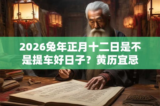 2026兔年正月十二日是不是提车好日子?黄历宜忌 2026兔年正月十二日是不是提车好日子?黄历宜忌