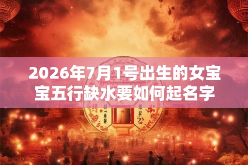 2026年7月1号出生的女宝宝五行缺水要如何起名字