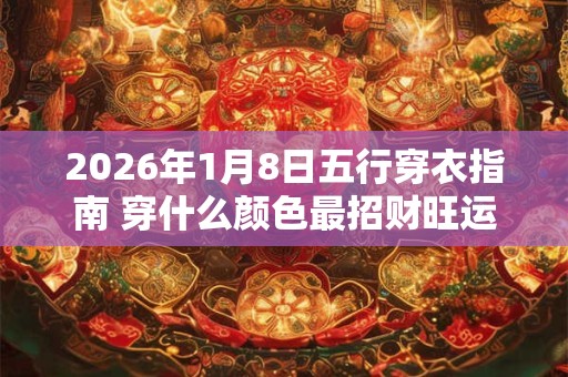 2026年1月8日五行穿衣指南 穿什么颜色最招财旺运