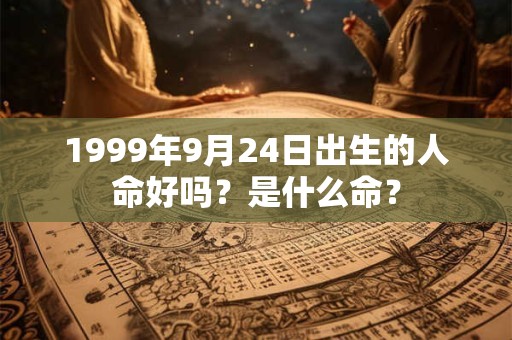 1999年9月24日出生的人命好吗？是什么命？