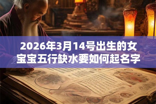 2026年3月14号出生的女宝宝五行缺水要如何起名字 2026年3月14号出生的女宝宝五行缺水要如何起名字