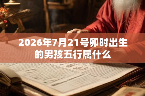 2026年7月21号卯时出生的男孩五行属什么