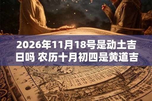 2026年11月18号是动土吉日吗 农历十月初四是黄道吉日吗