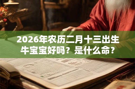 2026年农历二月十三出生牛宝宝好吗?是什么命? 2026年农历二月十三出生牛宝宝好吗?是什么命?