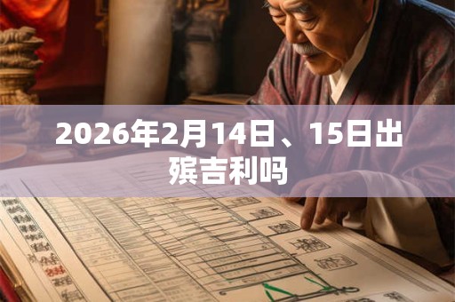 2026年2月14日、15日出殡吉利吗